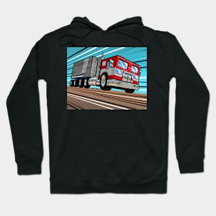 Big red truck Hoodie